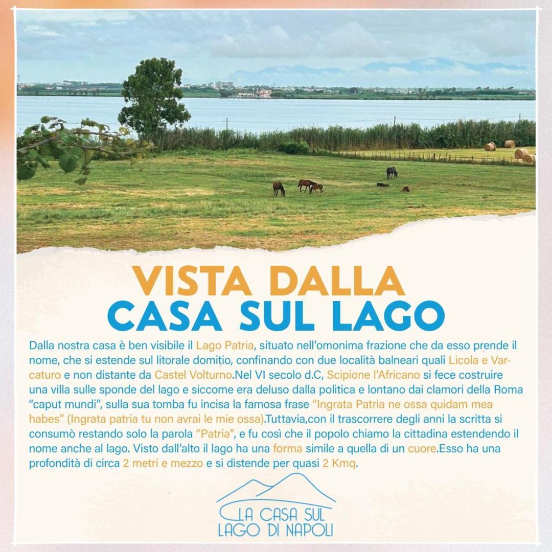 La Casa Sul Lago Di Napoli Lago Patria Exterior foto